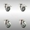 Service Caster 3 Inch 316SS Gray Polyurethane Wheel Swivel Top Plate Caster Lock Brakes, 2PK SCC-SS316TTL20S314-PPUB-2-S-2 - alternate 1